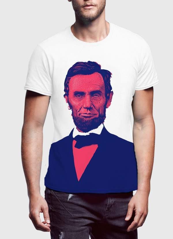 Abraham Lincoln Pop Art Graphic T-Shirt – Retro Presidential Tee